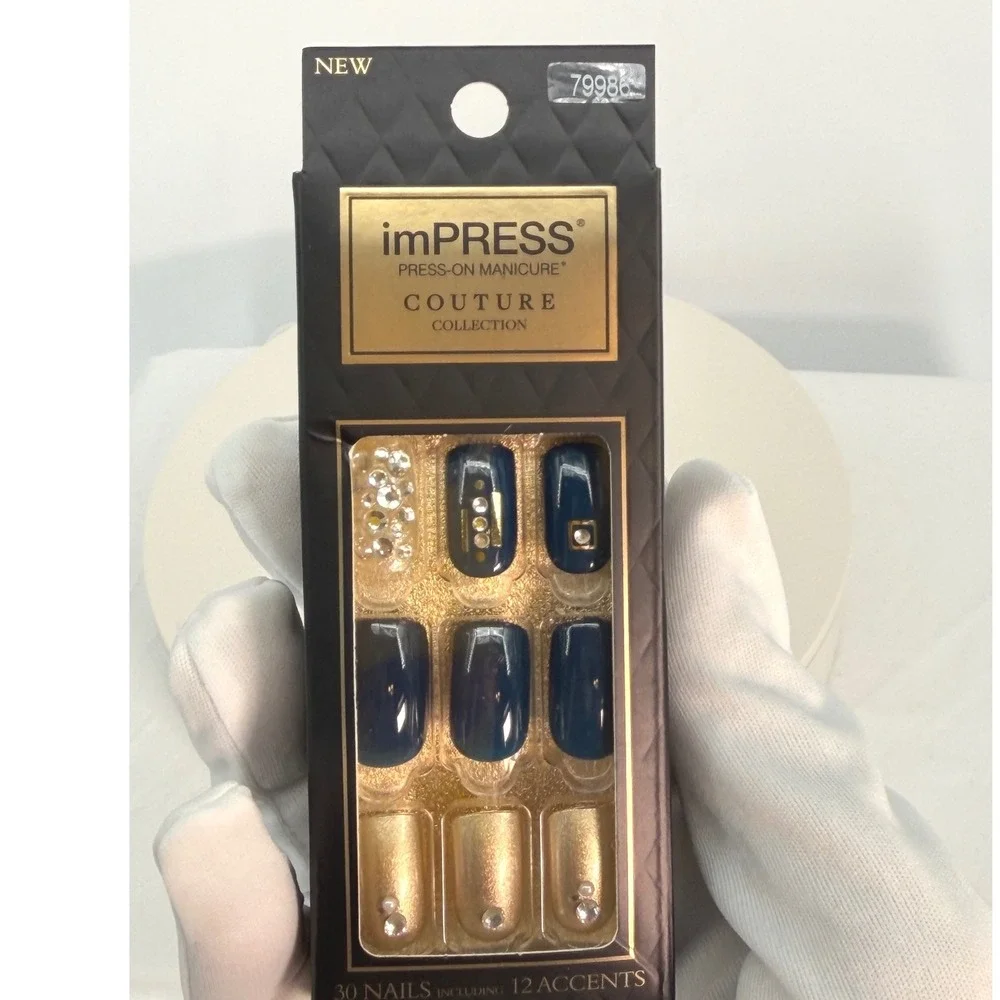 imPRESS Couture Collection Press On Manicure Haute 30 Nails 12 Accents NEW 94-23